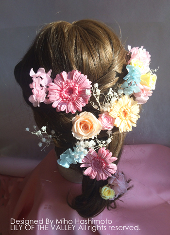 ラプンツェルの髪型用　花飾り